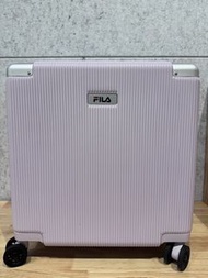 16吋 FILA行李箱，粉紫色