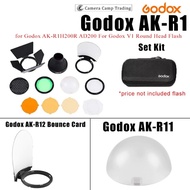 Godox AK-R1 OR Godox AK-R12 BounceCard Accessory Kit for Round Flash Head (for Godox  V1 AD100Pro AD