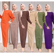 TMB Set Batwing / Blouse Batwing Kain Pensil / Skirt Pencil Baju Batwing