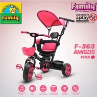 [✅Asli] Sepeda Anak Roda 3 Family 363 Amigos