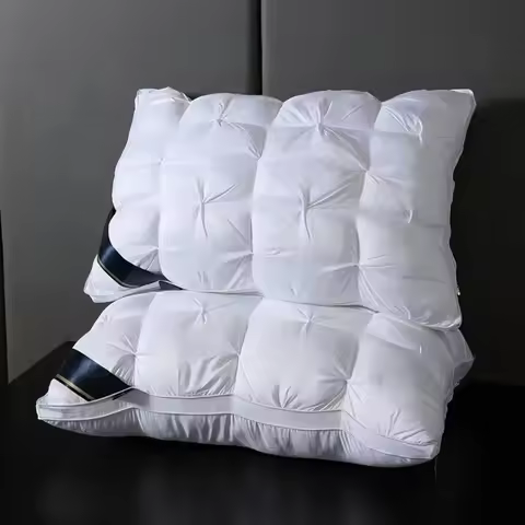 Comfortable Pillows for Sleeping 5-star Hotel Pillow Three-dimensional Soft Bilateral Washed Solid C