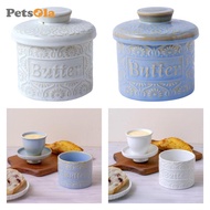 PETSOLA Butter Crock for Bread and Toast Butter Keeper for Dining Hotel Household