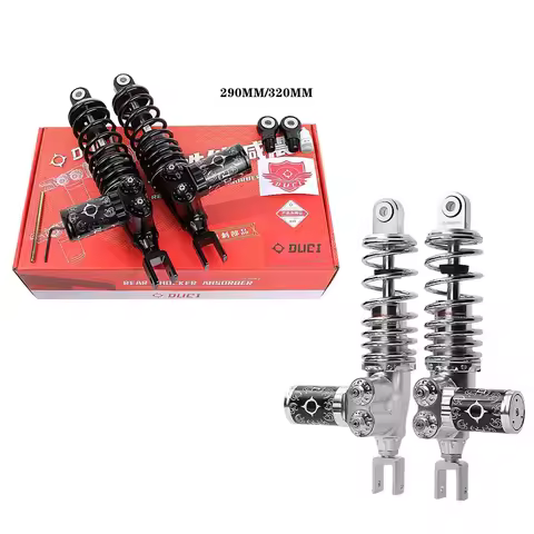 DUCI 290mm/320mm Motorcycle Rear Shock Absorber Damping Adjustable For NIU N1S U2 UQi+ MQIL Ninebot 