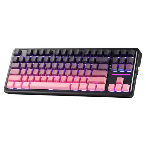 Redragon K728 PRO 80% Wireless Gasket Gaming Keyboard, 3-Mode 87 Keys TKL Mechanical Keyboard w/Sout