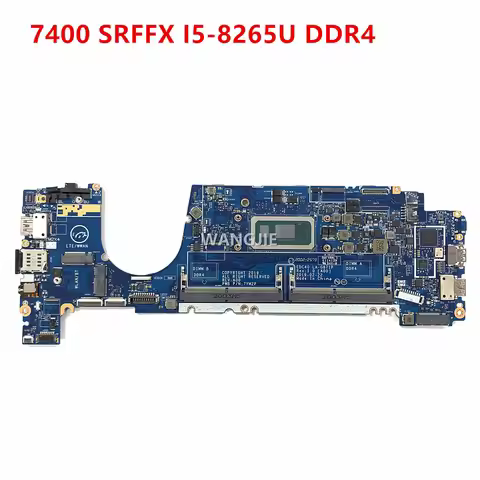 CN-0WRHWP 0WRHWP CN-0FHPJ8 For DELL XPS Latitude 7400 Laptop Motherboard EDC40 LA-G871P 0M2JD3 100% 