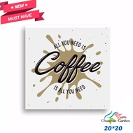 Quotes Coffee Coffee Wall decoration wooden poster JAN 2106
