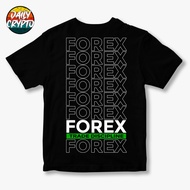 Forex Trading Market Daily crypto T-shirt Roundneck 220gsm cotton baju t shirt lelaki