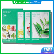 Innisfree Energy Mask Special 10 Types X 2-Pack Set 20 Count (1 Unit)