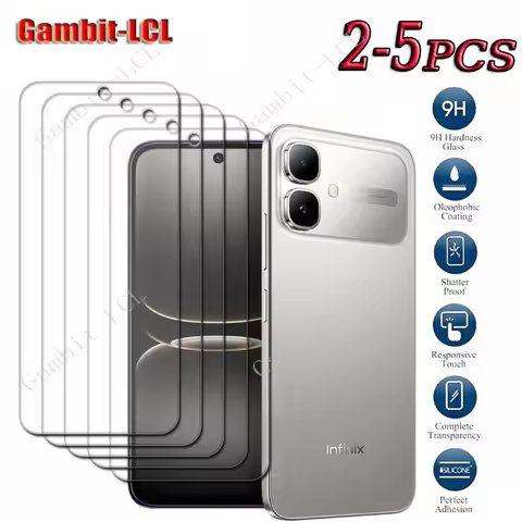 2-5PCS 9H HD Tempered Glass For Infinix Smart 20 InfinixSmart20 Smart20 X6840, X6840B 6.78" Screen P
