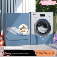WUPEI47AD Washing|Cover, Dustproof 8.5-12kg Dustproof Washer Cover,  Front Cover with Cute Patterns 