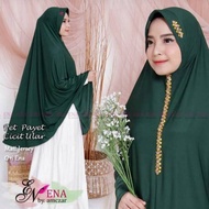 Code 77 super jumbo pet hijab original ena gem / super jumbo ena hijab center sequins
