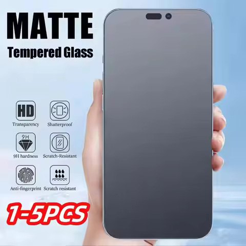 1-5Pcs Matte Tempered Glass For Samsung Galaxy S25 Ultra S24 FE S23 Plus S22 S21 S20 FE Samsung s25p