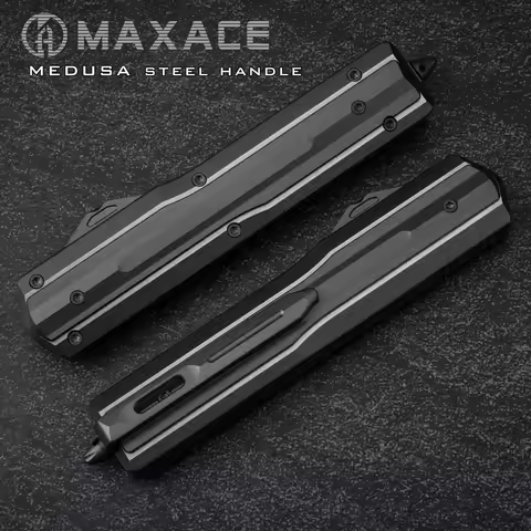 Maxaceknife OM01 OTF Comb Paring Folding Knife Tactical Survival Knife for Hunting Camping Fishing F