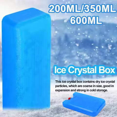 ReusableIce Freezer Pack Refrigerator Ice Blocks Ice Crystal Box Cold Freezer Pack Picnic Fresh Food