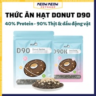 Donut D90 PetQ Cat Food, Filling ChickenMeat Floss Dried Chicken Topping, 40% protein, 90% meat & oi