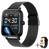 นาฟิกาสมาทวอท Call Smart Watch Women Custom Dial Smartwatch for Android IOS Waterproof Bluetooth Music Fitness Trackers Full Touch Bracelet Clock