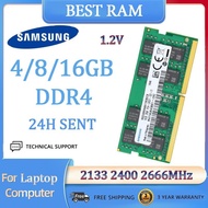 Samsung 4GB/8GB/16GB DDR4 1Rx8 2Rx8 1Rx16 2133/ 2400/ 2666 Mhz Notebook Laptop Memory SO-DIMM