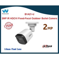 Dahua Analog 2MP 1080P HDCVI IR Bullet Full HD CCTV CAMERA - B1A21-U