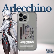 HP Arlecchino Premium Clearcase I case collection I iphone oppo I impact genshin I high quality casi