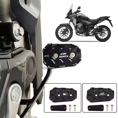 Motorcycle Accessorie Front Foot Brake Lever Pedal Enlarger Extension Pad For HONDA NX 500 400 NX400