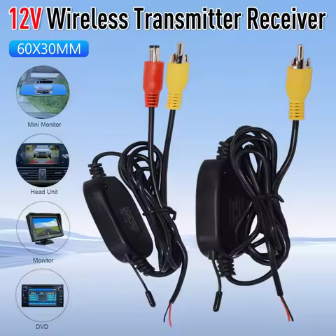 12V Car Rear View Camera 2.4G Wireless Transmitter & Receiver For Cars Reverse Rear View Backup Came