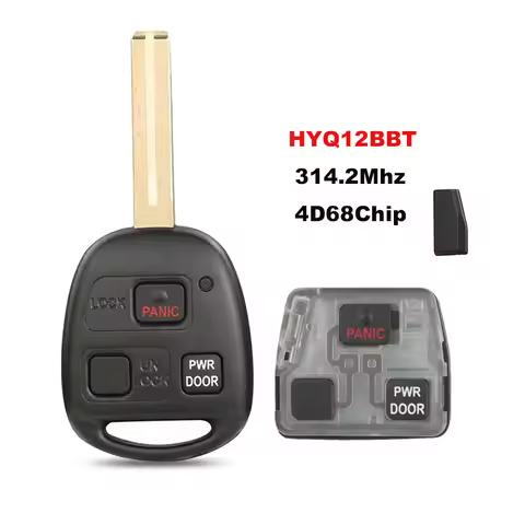 jingyuqin 314.3MHz FCC:HYQ12BBT Smart Remote Key Fob For Lexus RX330 RX350 RX400h 2004 2005 2006 4D6