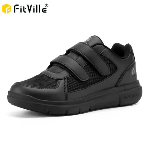Fitville Men'S Diabetic Shoes Extra Wide 4E Senior Causal Shoe Relieve Neuropathy For Swollen Foot P