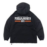 Jaket Cagoule Gropcore Sablon Ultras Persija Jakartans Football Fans Boys Waterprof Pria