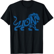 Men's cotton T-shirt Detroit Michigan 313 Area Code We Love Blue Detroit State T-Shirt