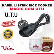 Cable Rice Cooker MagicCom UTU | MagicCom UTU Cable Cok | UTU Magic Com Electrical Cable | UTU Slow 