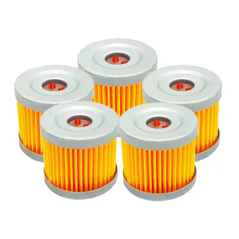 5Pcs Motorcycle Engine Oil Filter For Suzuki AN125 AN150 VECSTAR CS125 DR125 EN125 Oil Filters Eleme