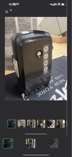 可上廉航：Delsey 亮黑20 吋行李箱；Delsey 20 inch luggage for handcarry 55 x 35 x 22cm
