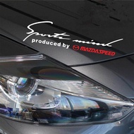 1Pc Mazda ไวนิล Decal ไฟหน้ารถคิ้วกีฬาสติกเกอร์สำหรับ Mazda 2 3 6 8 CX5 CX7 CX9 CX-5 CX-7 RX-8