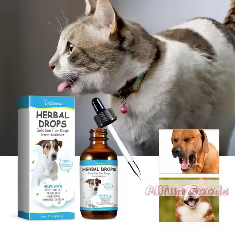 [TG835]Yegbong Pet Cough Herbal Drops Relief For Pet Cold Cough Runny Nose Soothe Discomfort Care Su