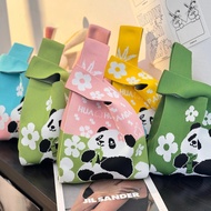 Chengdu Panda Knitted Bag Cute Big Panda Hand-Carrying Knitted Bag Knitted Bag Wrist Bag Souvenir Gr