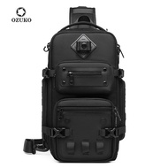 sling bag man waterproof sling shoot OZUKO Tactical Chest Bag Men's Messenger Bag Shoulder Bag Men's