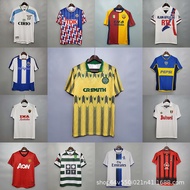 Retro Football Jersey Collector's Edition Royal Malaysia Bazaar Celtics Ajax Naples Football Short S