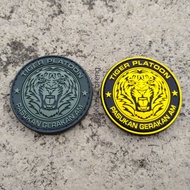x A00022 Patch PVC Tiger Platoon PGA