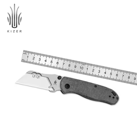 Kizer Folding Pocket Knife Drop Bear Utility V3619JA3/JA4/JA5 Micarta/PEI/Acrylic 2025 New EDC Tools