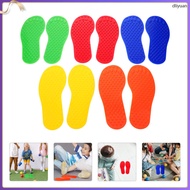 5Pairs Sensory PVC Footprint Pads for Kids Multi Color Home Use  dliyuan