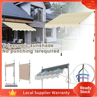 Clamp Awning Roof for Sun Shade Retractable Awning Balcony Outdoor Shades for Window Car Canvas Cano