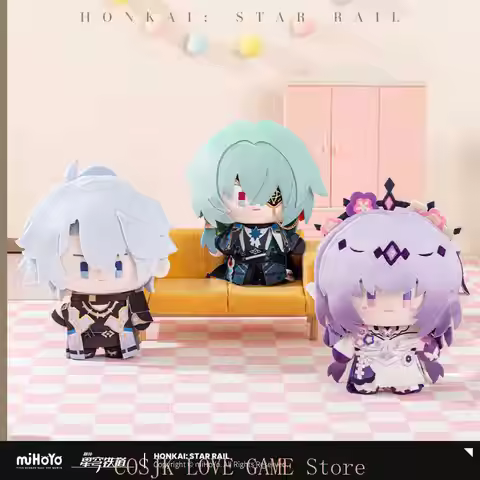 Presale MiHoYo Official Honkai Star Rail Q Version Plush Maumet Kawaii Phainon Castorice Anaxa Khasl