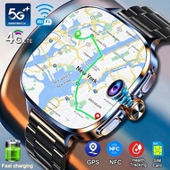 Sim Card 4G 5G Full Netcom Smartwatch 2.4 inch Amoled Screen GPS WIFI  Rotating Camera Game App Down