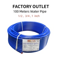 ♞yihan-ph PVC HDPE  HOSE PIPE 1/2 (20mm) ，3/4，1 ，PVC HDPE  HOSE PIPE SDR 11 （Blue/black）100 meters