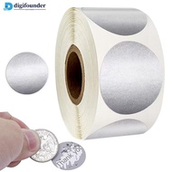 DGF  300PcsRoll Waterproof Self-Adhesive Scratch Off Stickers Scratch-Off Coating Hidden Info For Lo