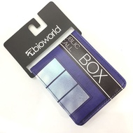 E7UC Men's Wallet Student Wallet Blue Phone Booth Wallet