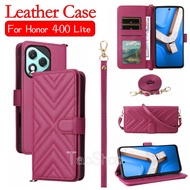 Flip Leather Phone Case For Honor 400 Lite pro 400Lite 400pro Honor400 Lite Honor400Lite Honor400 pr