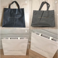 Cloth Bag Bags Paper CHARLES & KIETH Brand Bought From The shop New Condition Can Hold A Lot Of Thin