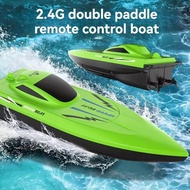 2.4G High-Speed RC Boat with Dual Motors, Fast RC Boat, High Speed Remote Control Racing Boat, Water