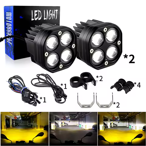 1Set For Kawasaki Z800 ER6N ER6F VERSYS650 Ninja650 CFMOTO 250NK CBS 2019 2020 12V DRL/Daytime Runni